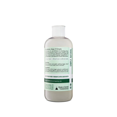 Keep our streams and septic systems happy with this all natural toilet cleaner. Safe for you and for the fish.